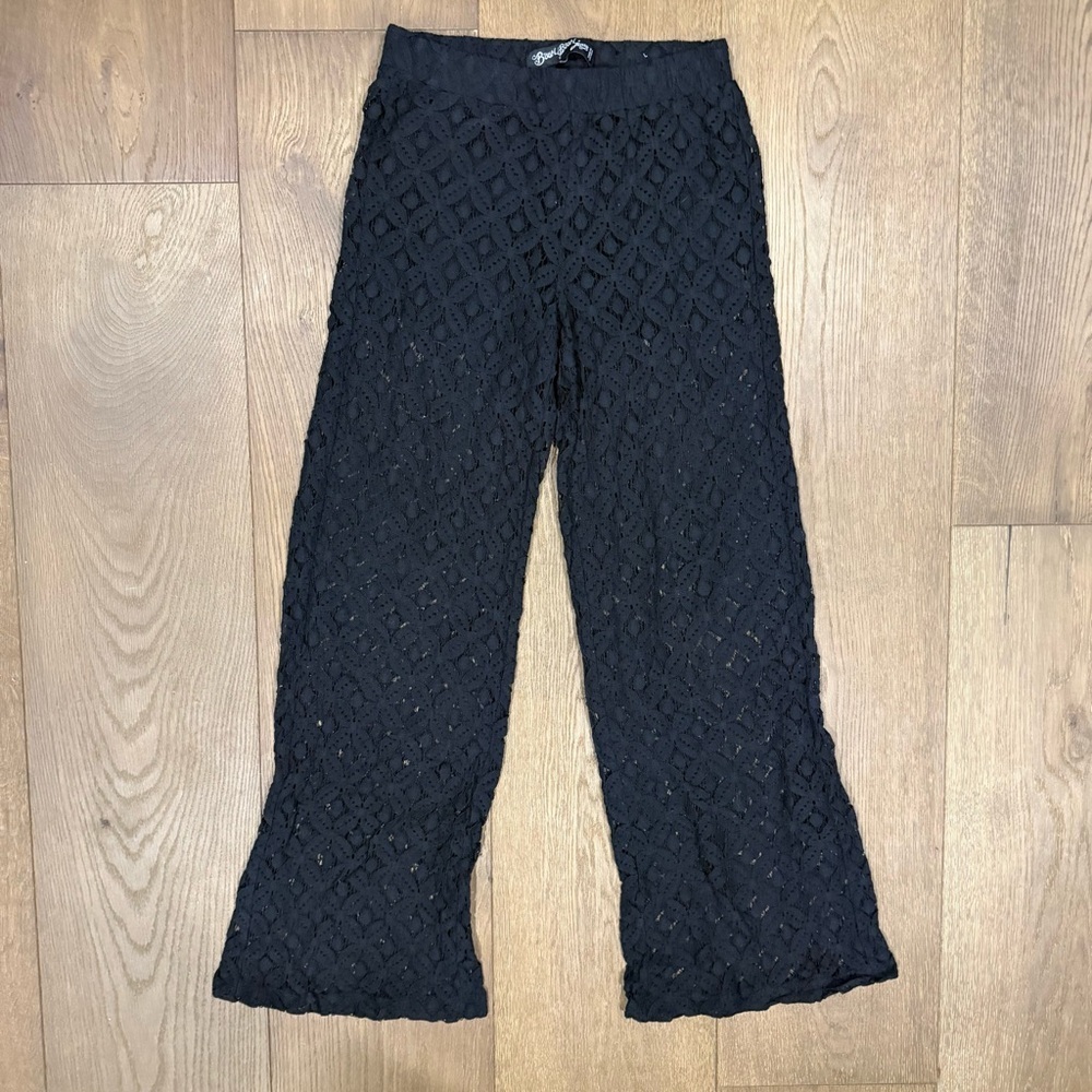 Boom Boom Jeans Black Lace Pants